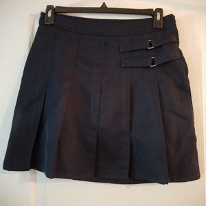 French Toast Pleated Uniform Skort